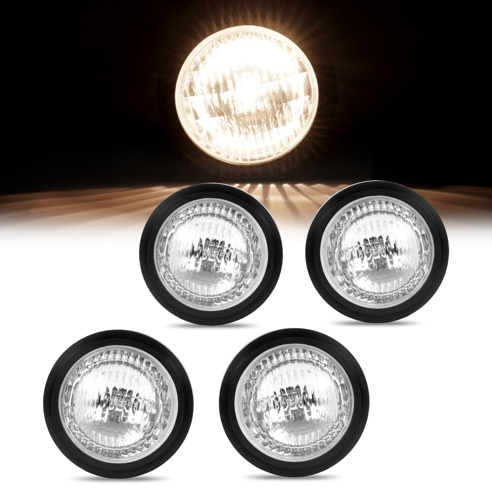 #388945R1 Set of 4 Fender Lights Fits John Deere 2010 2640 3010 3020 4010 4020