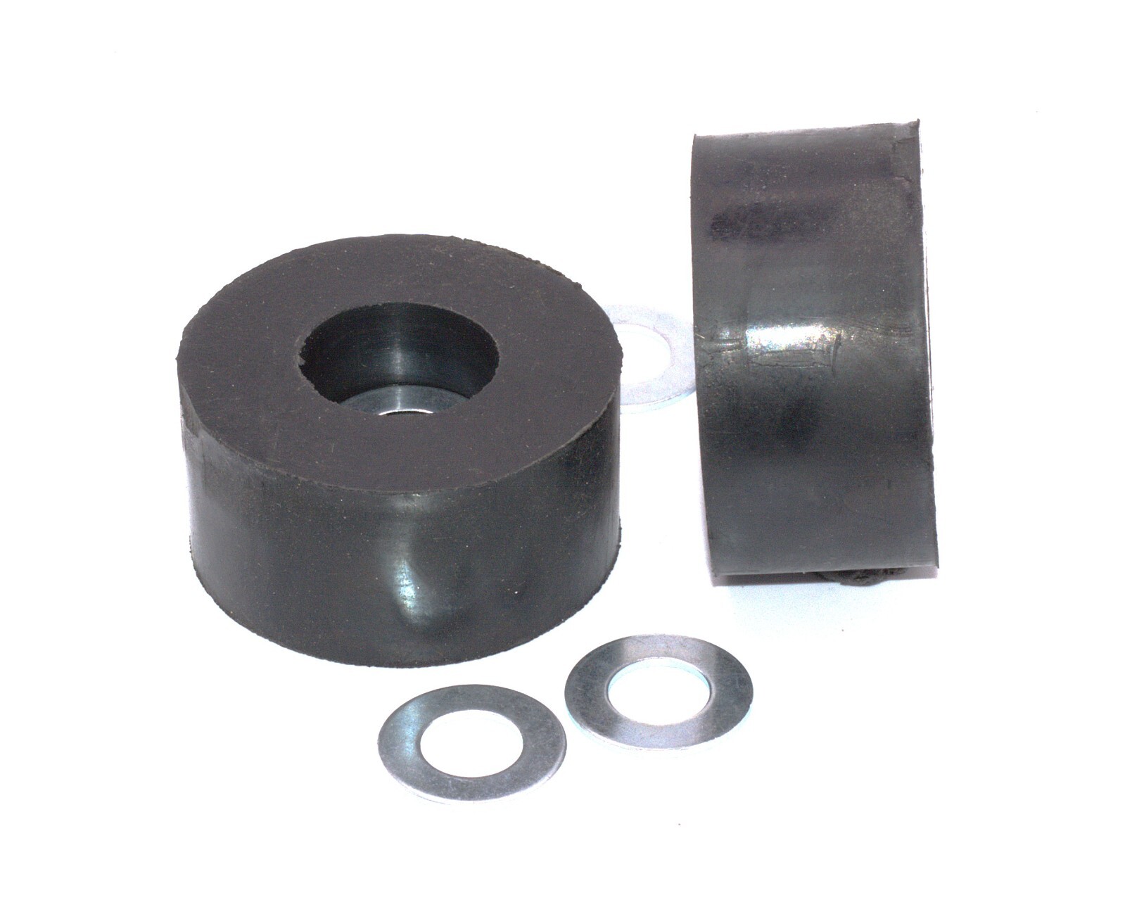 2 3/8″ x 1 1/4″ XXL HD Black Rubber Feet for Equipment, Truck Doors, Compressors
