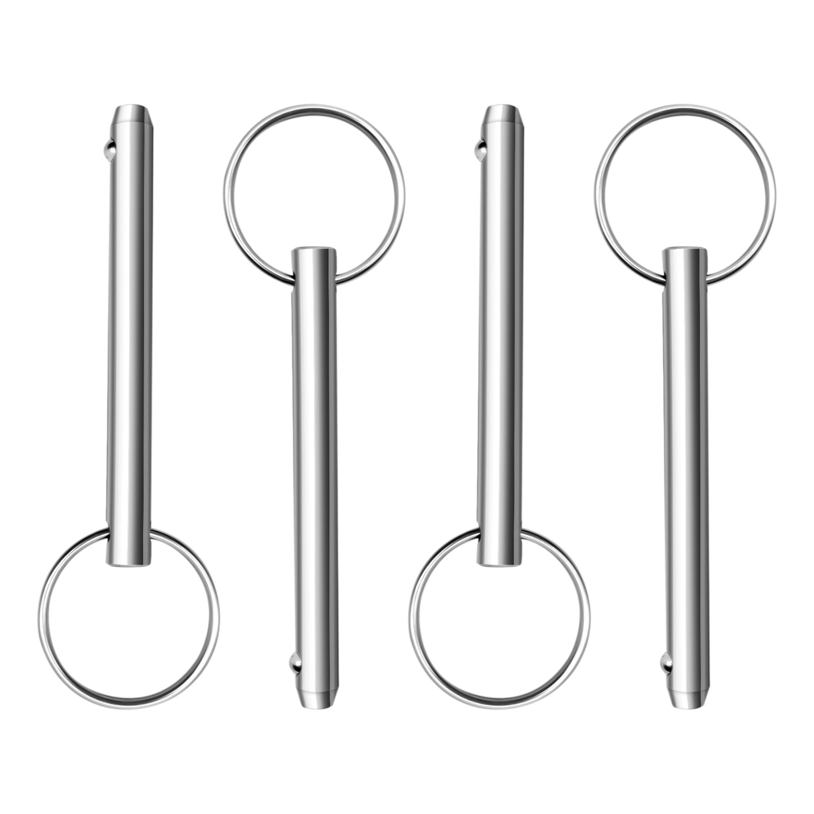 4 Pcs Quick Release Pin, Diameter 1/4″(6.3mm), Overall Length 2.56″(65mm), Us…