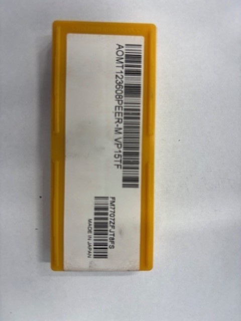 Mitsubishi AOMT123608PEER-M | New Carbide Inserts | Grade VP15TF | 12pcs