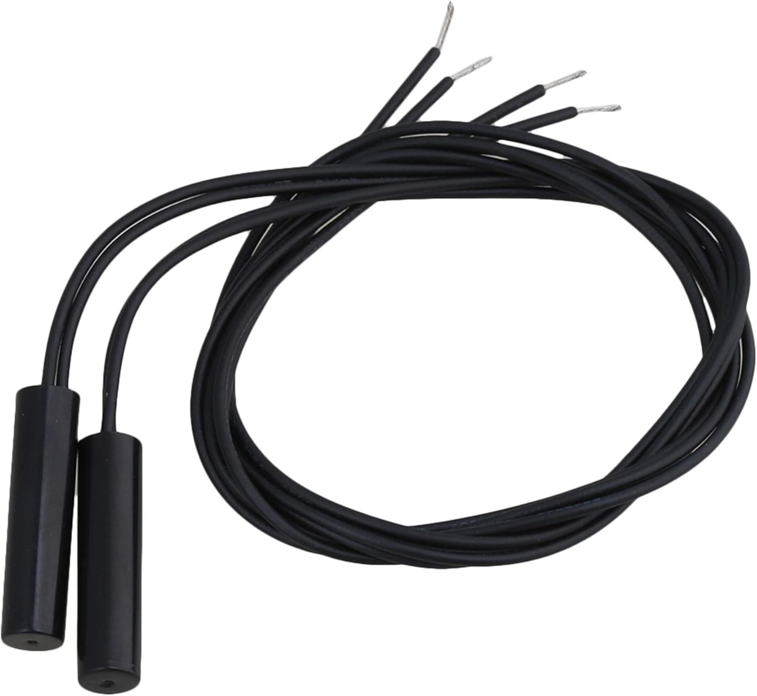Magnetic Reed Proximity Sensor, Cylindrical Plastic Mounted, Pack 2
