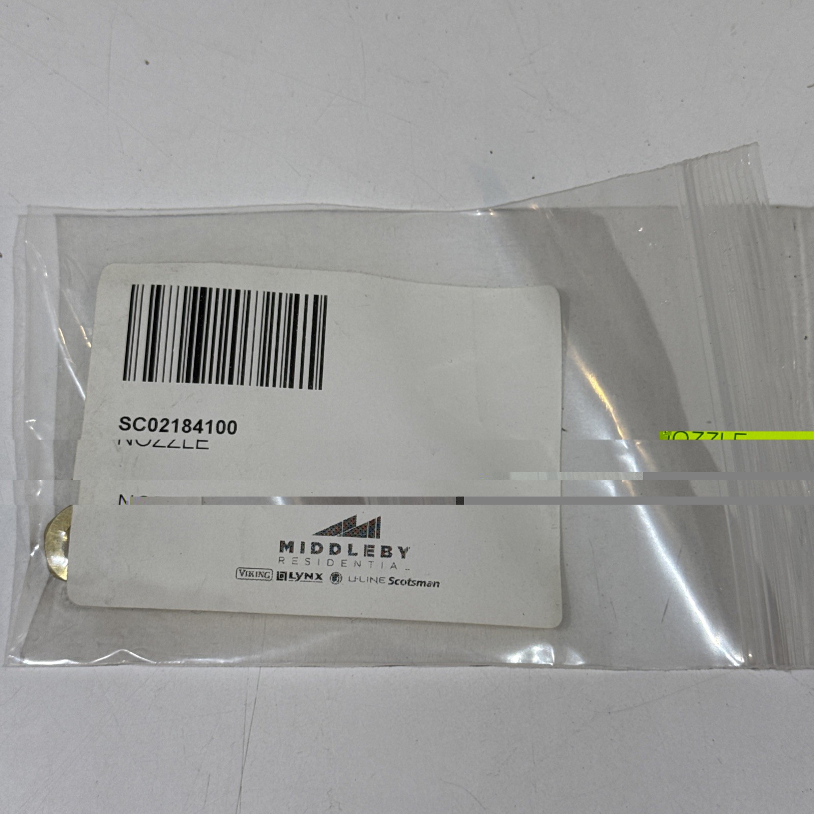 NEW Genuine Scotsman 02-1841-00 Ice Machine Jet Top Nozzle SC02184100 *FREE SHIP