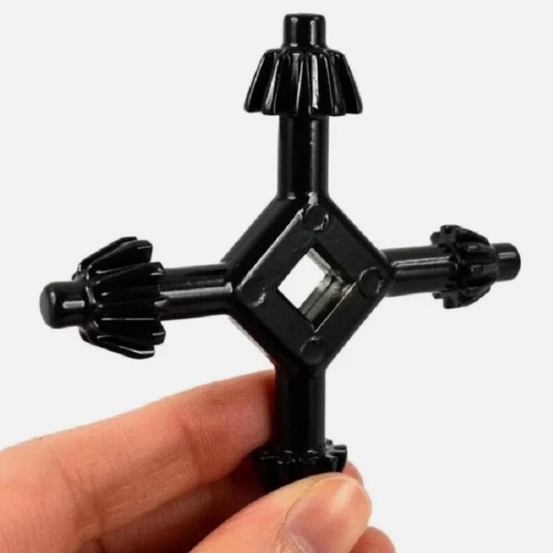 4 Way Drill Press Chuck Key Size 3/8″ 1/2″ Chucks Universal Combination Hand US