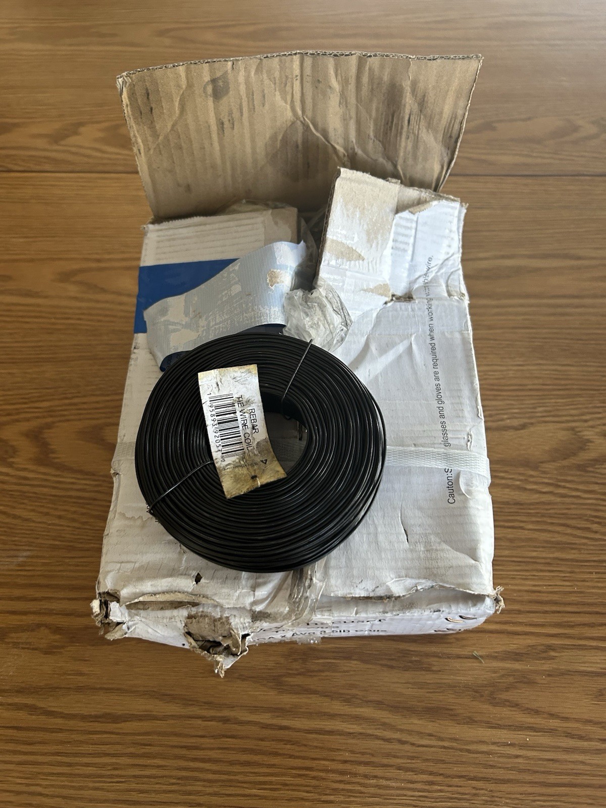 Lot of 5 x 3.5 lbs Black Annealed Rebar Tie Wire 16.5 Gauge, (1,650ft)