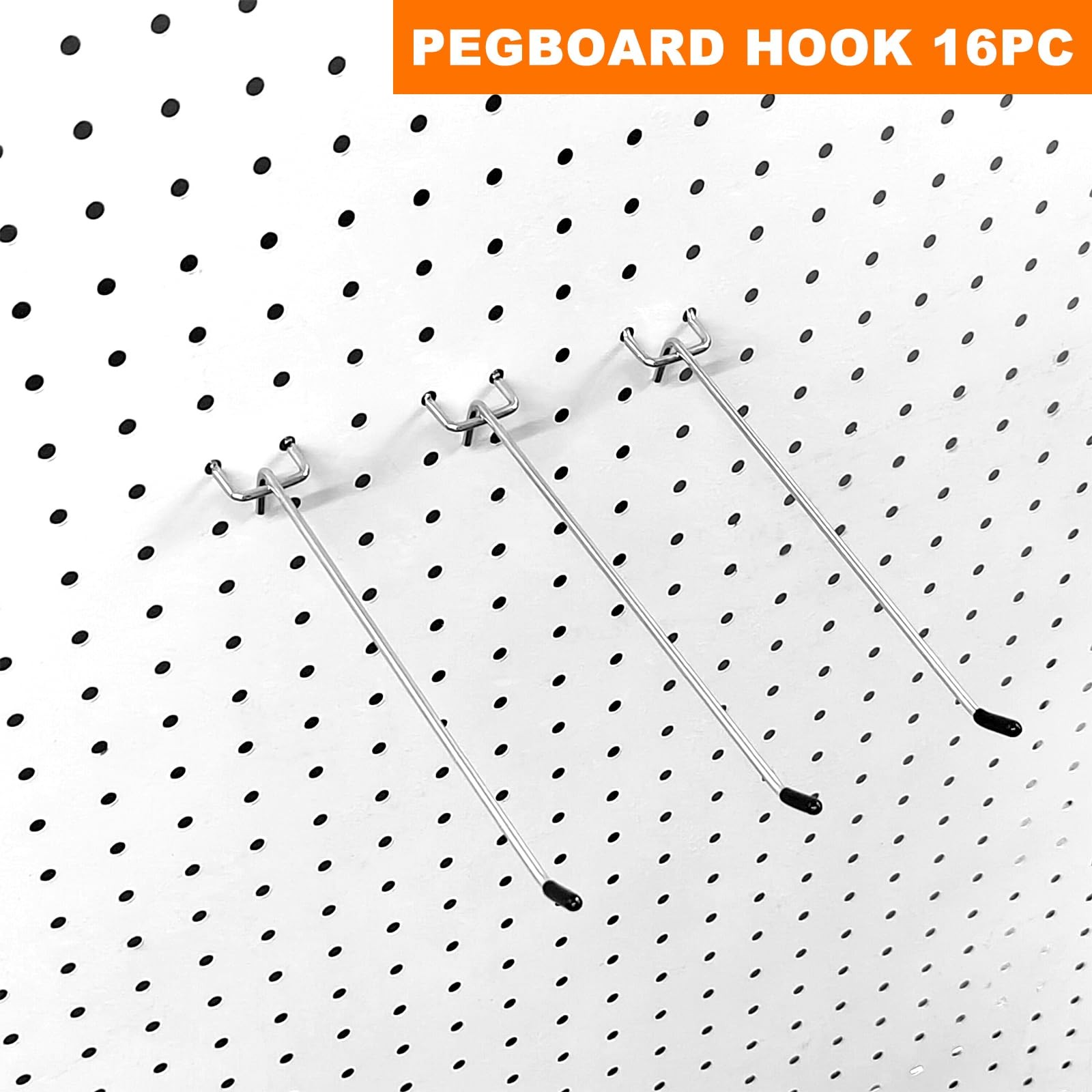 Pegboard Hooks Pegboard Accessories,8 inch,Pegboard Organizer Kit for Garage …