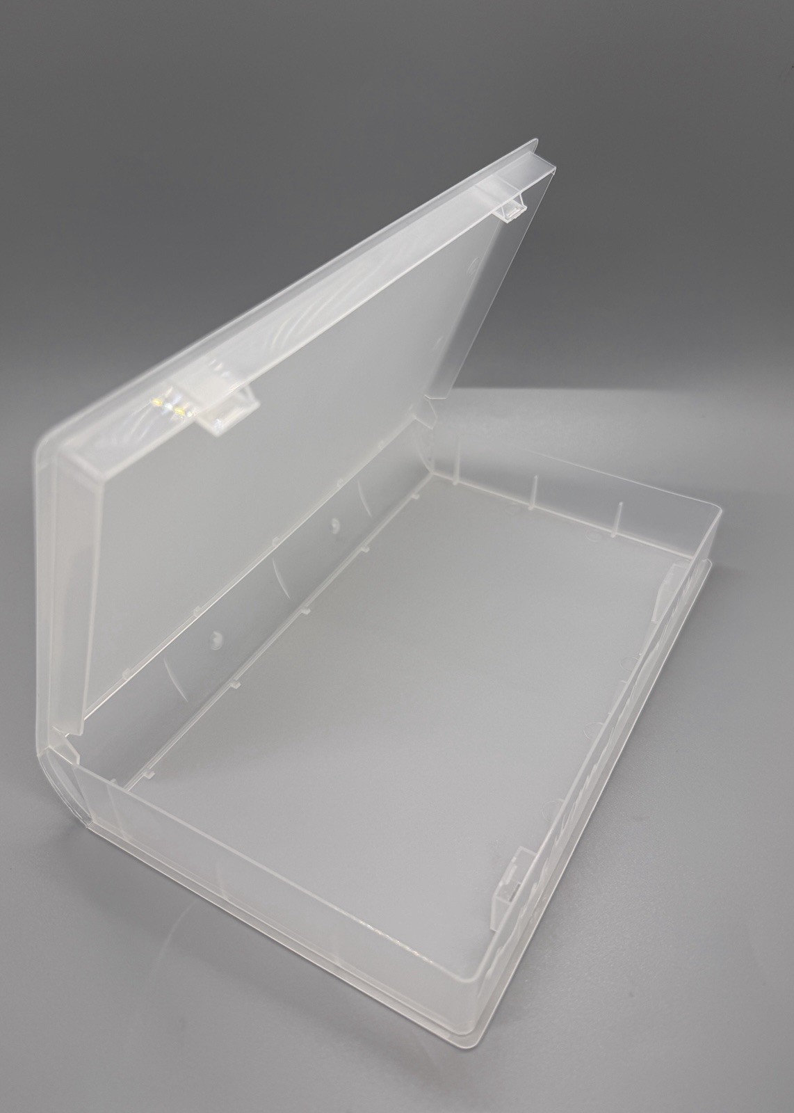 2 PCS New Clear VHS Library Video Cases No Sleeve No Hub Storage Box, PSV14NS