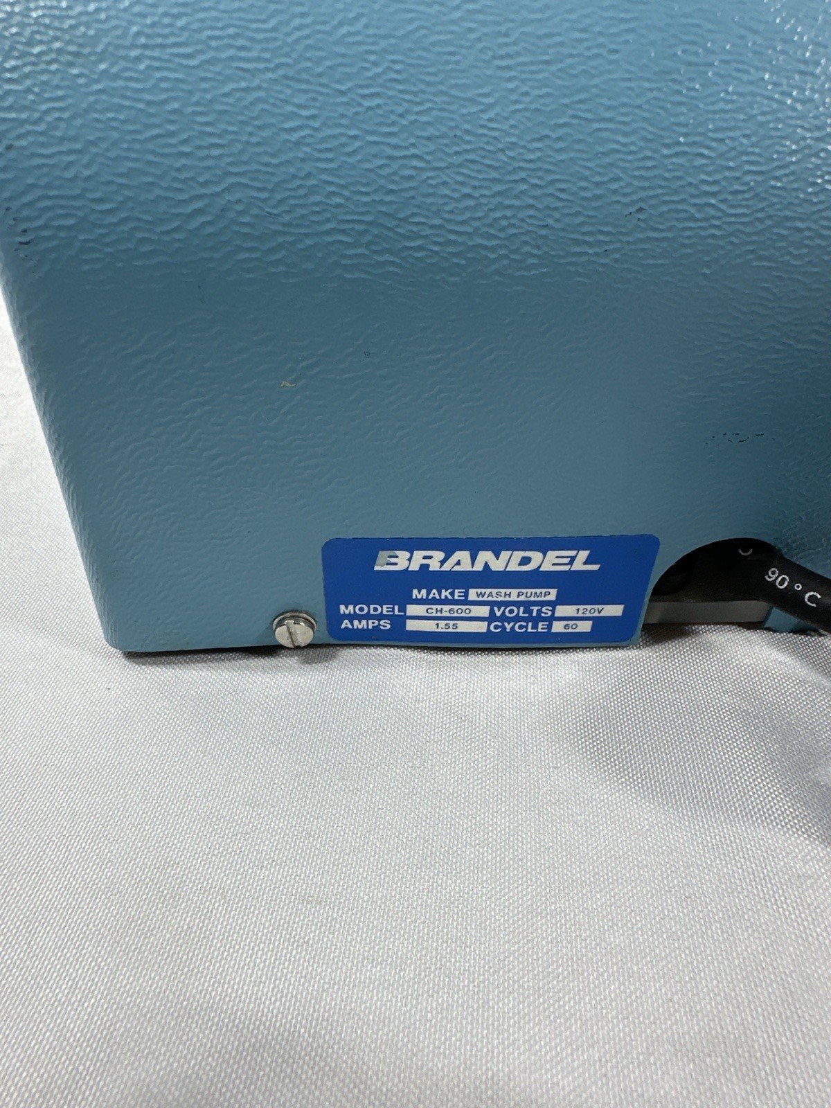 Brandel CH-600 Wash Pump 120V Laboratory Pump Unit 1.55A 60Hz