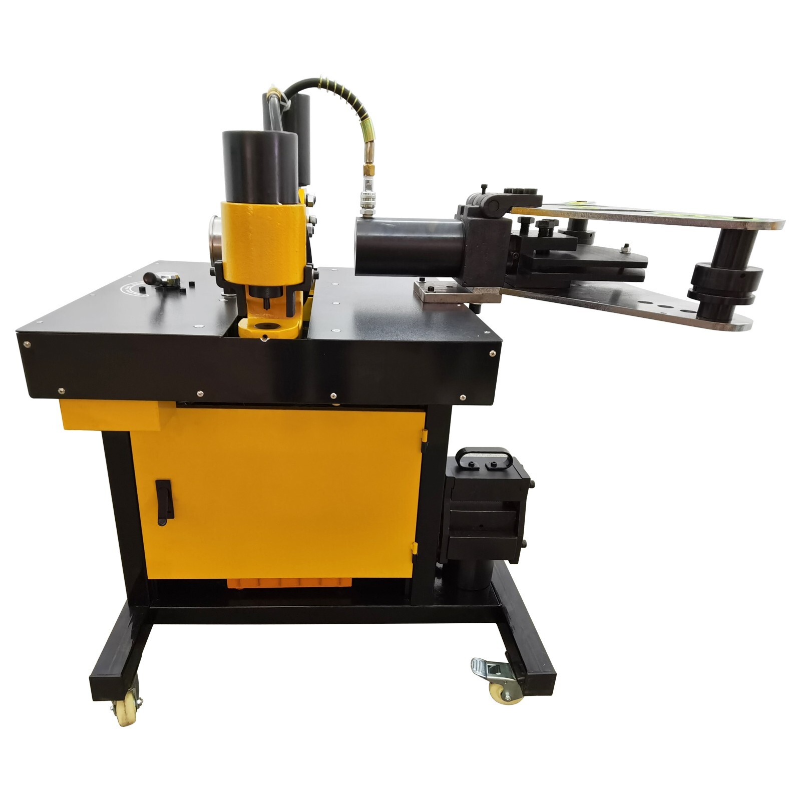 5in1 Multifunctional Busbar Processor 110V 750W Bus Processing Machine 55ton Knu