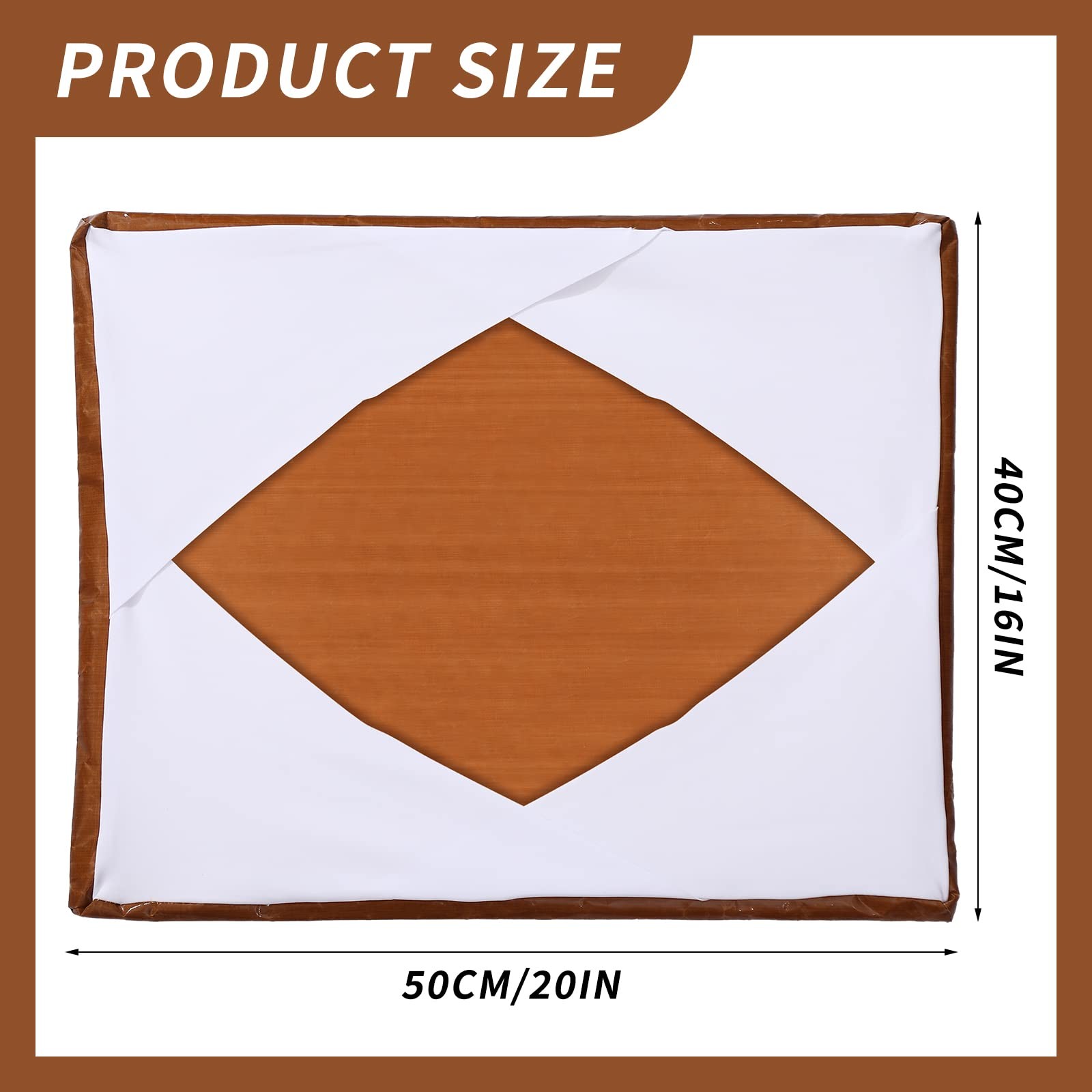 Zhengmy 2 Pcs 16 x 20 Inch Heat Press Platen Wrap Cover Non as picture shown