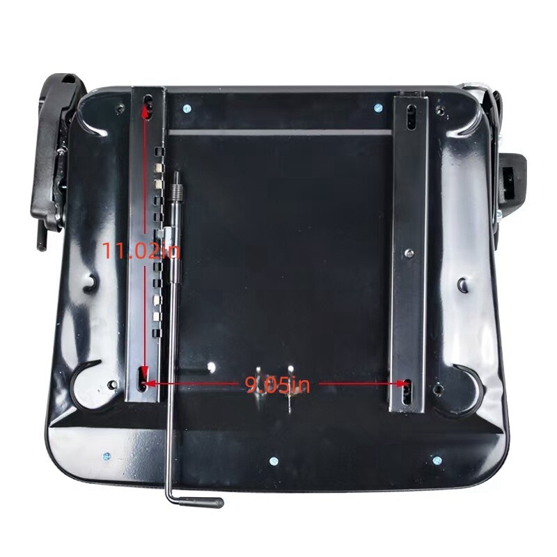 Adjustable Backrest Tractor Seat w/Safety Belt & Armrest Universal Forklift Seat