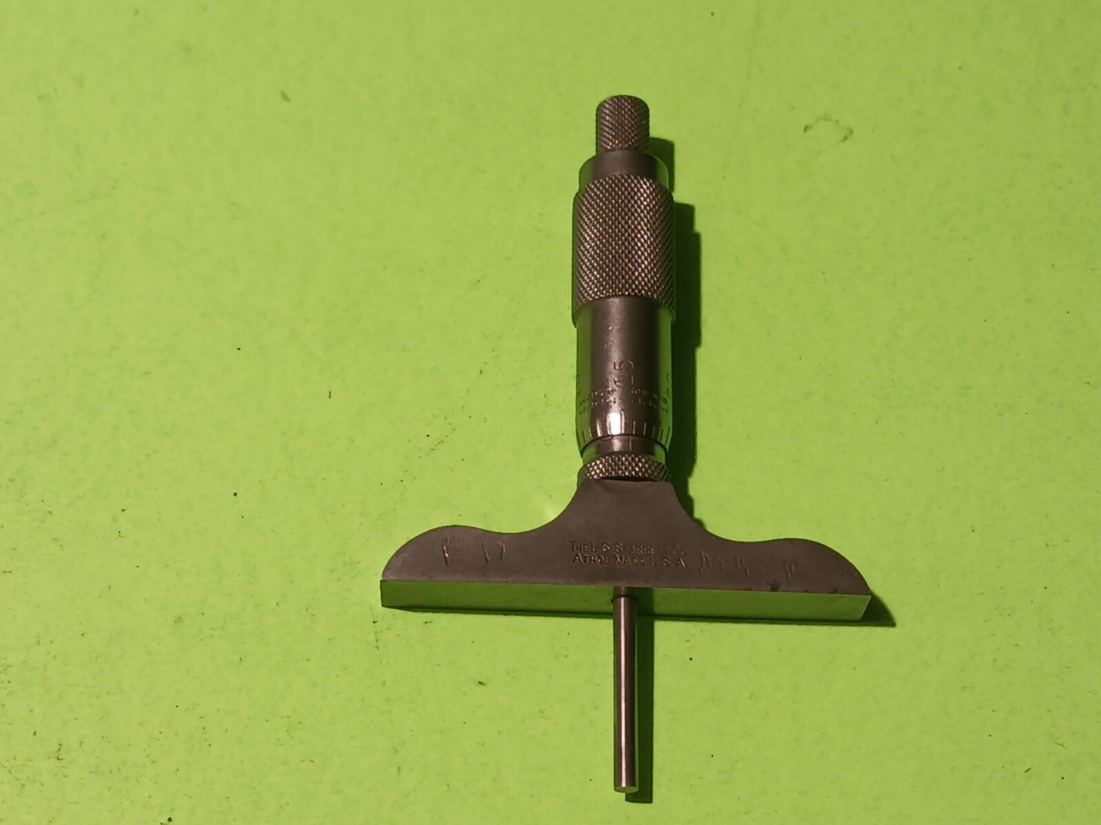 Vintage The R.S. Starrett Co No 440A Depth Gauge works great