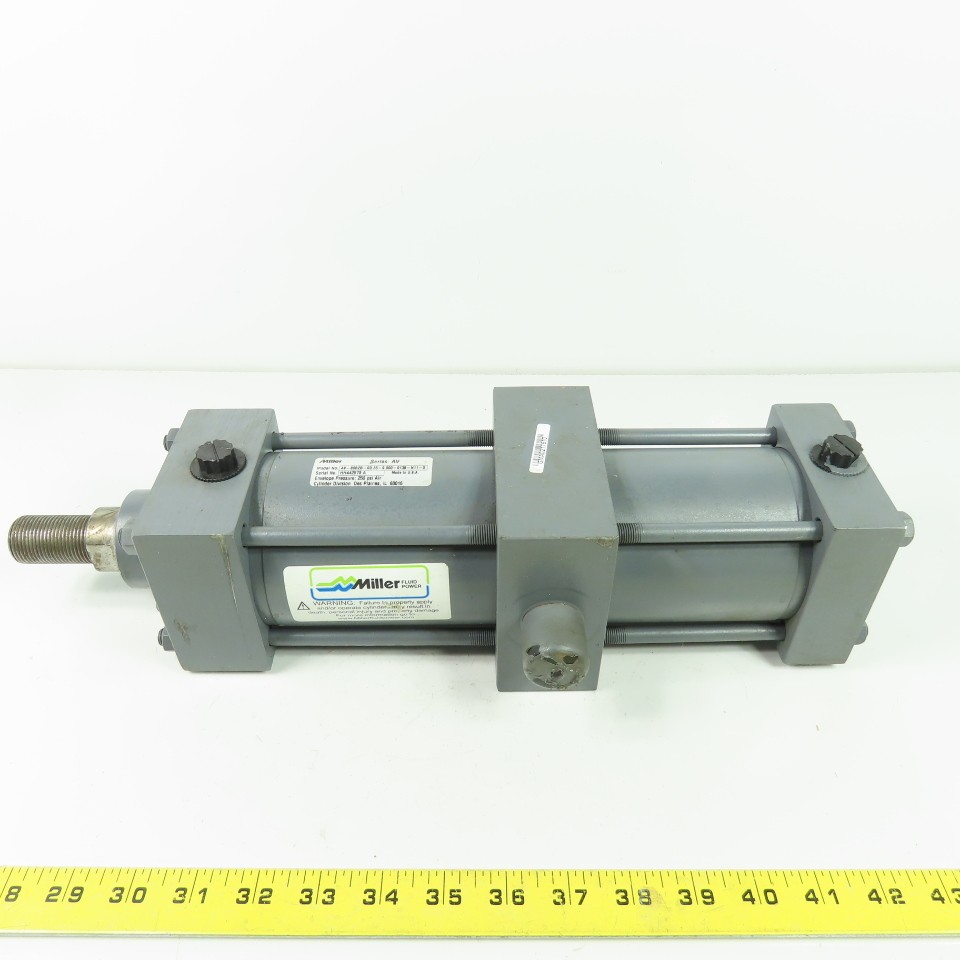 Miller AV-89B2B-03.25-9.000-0138-N11-0 Pneumatic Air Cylinder 3.25″Bore 9″Stroke