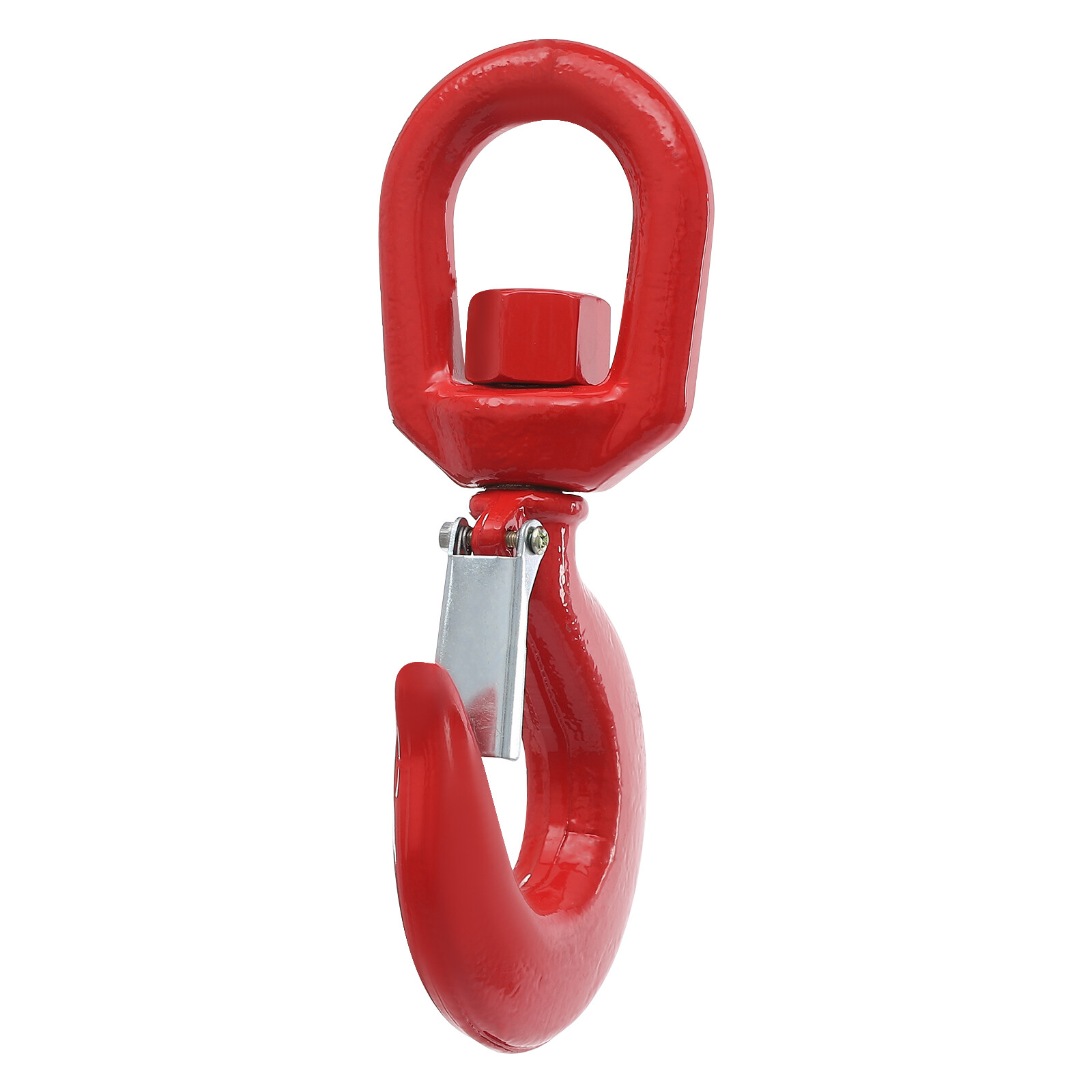 Locking Swivel Heavy Duty Lifting Hook 5T with Safety Latch & 360° Rotation