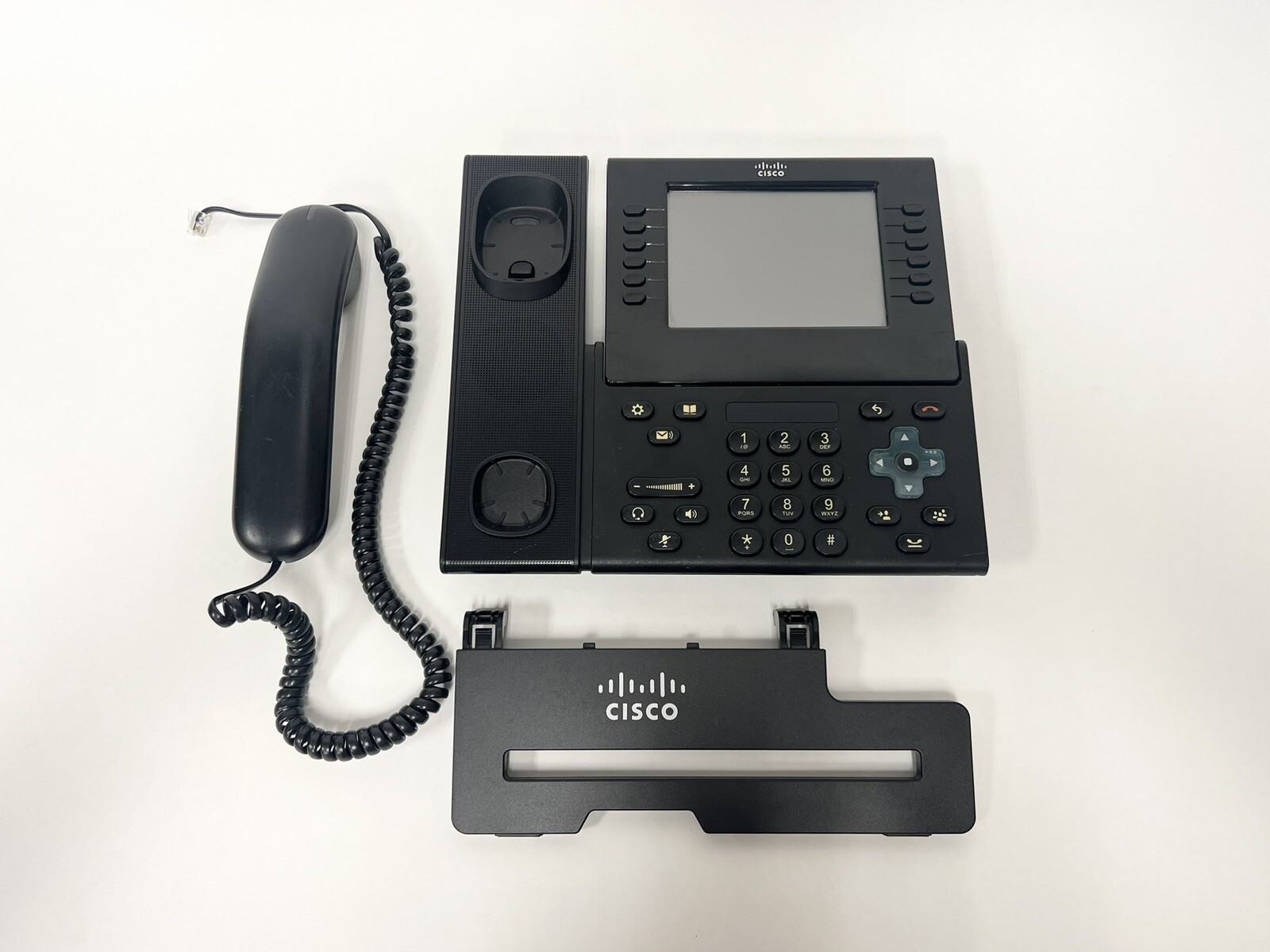 Cisco CP-9971-C-K9 V07 6-Line Color Touchscreen USB Unified IP Phones With Stand