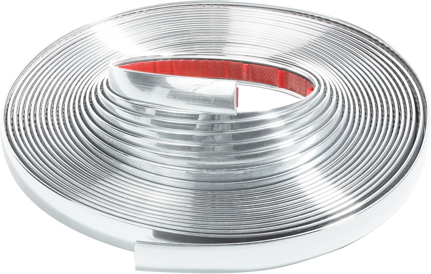 25Ft Silver Chrome Trim Strip, 1/2 Inch Width for Vehicles