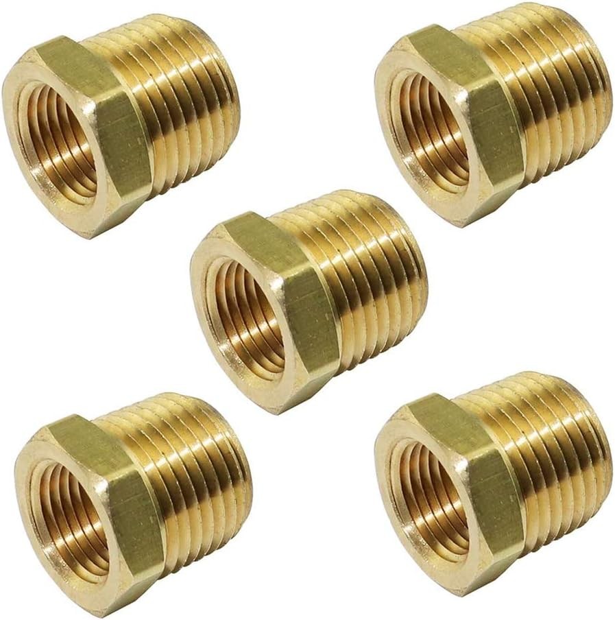 1/2″ NPT Male x 1/4″ 1/2" npt male to 1/4" female, Brass