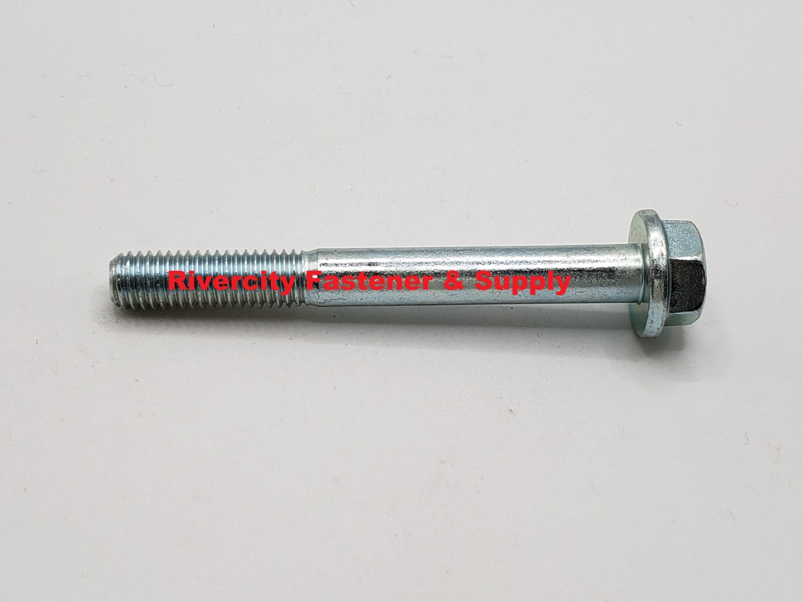 M8-1.25×70 Hex Flange Bolts 8mm x 70mm Screws M8x1.25 x 70 Flare Screws Zinc
