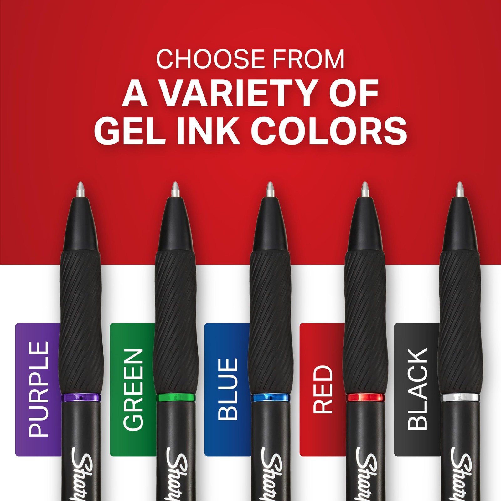 Sharpie S-Gel Gel Pens Medium Point (0.7mm) Blue 4 Count (Pack of 1),