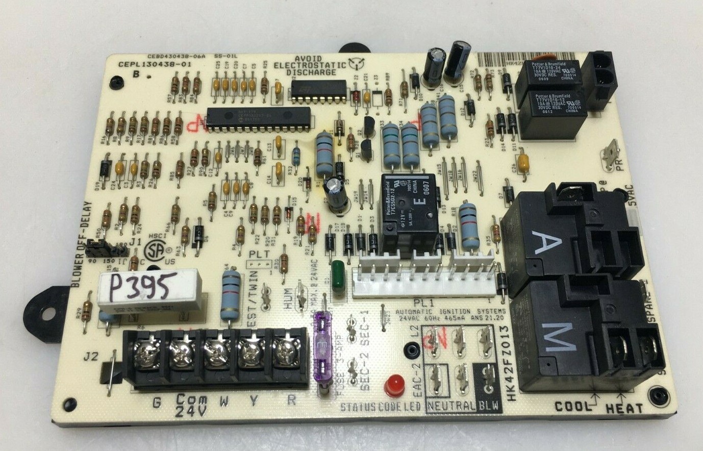 Carrier Bryant Circuit Board CEPL130438-01 HK42FZ013 used #P395
