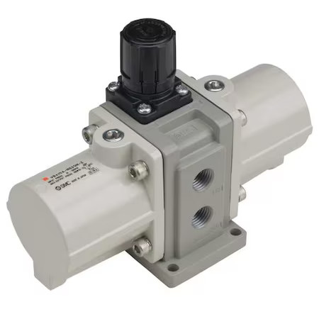Smc Vba10a-N02gn-Z Booster Regulator, 1/4 In. Npt