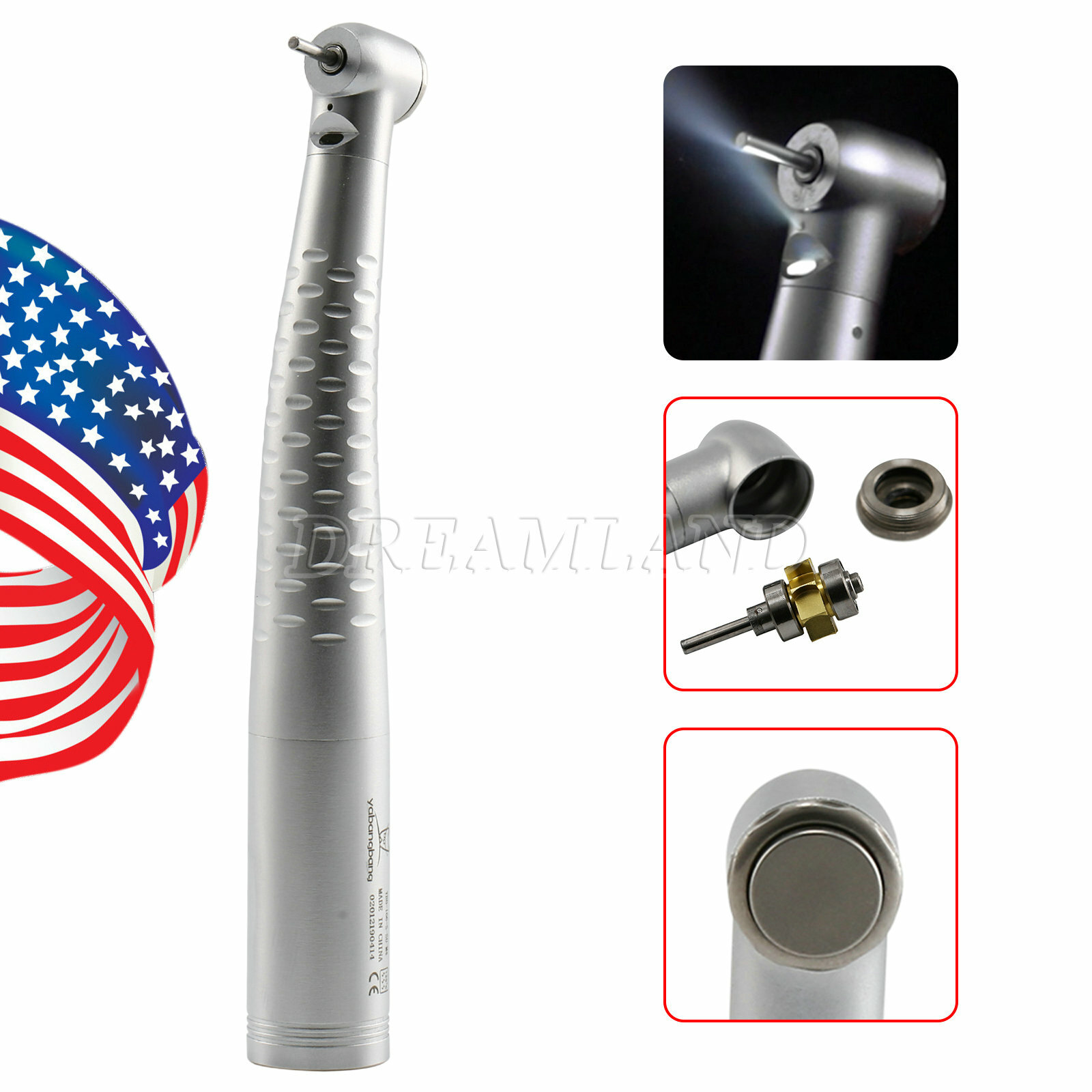 KaVo Style Dental Fiber Optic LED Handpiece High Speed / 4h/6h LED Quick Coupler