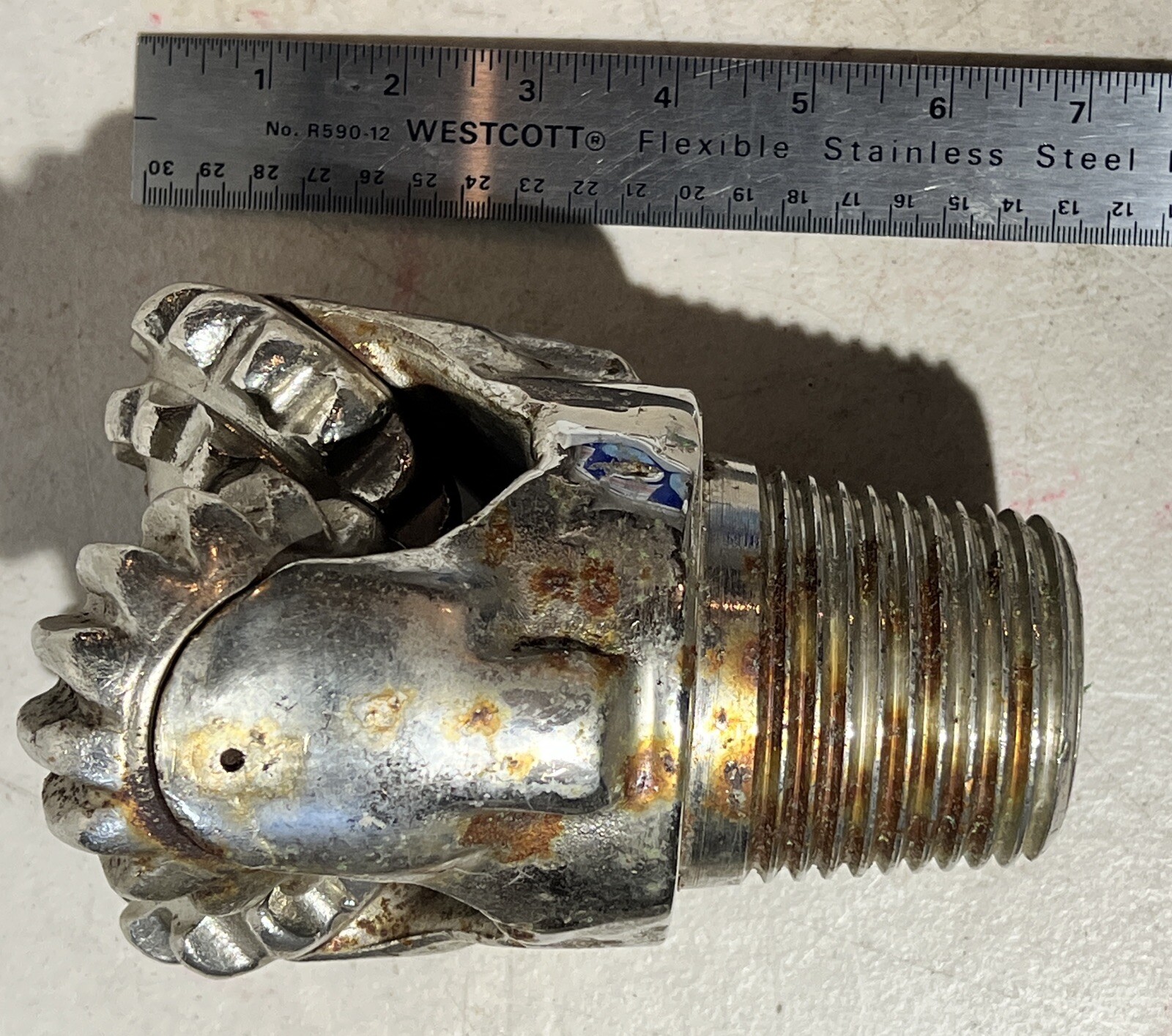 Tri Cone 4 7/8 Oil & Gas Drill Bit 10 pounds All Three Gears Spin Easily