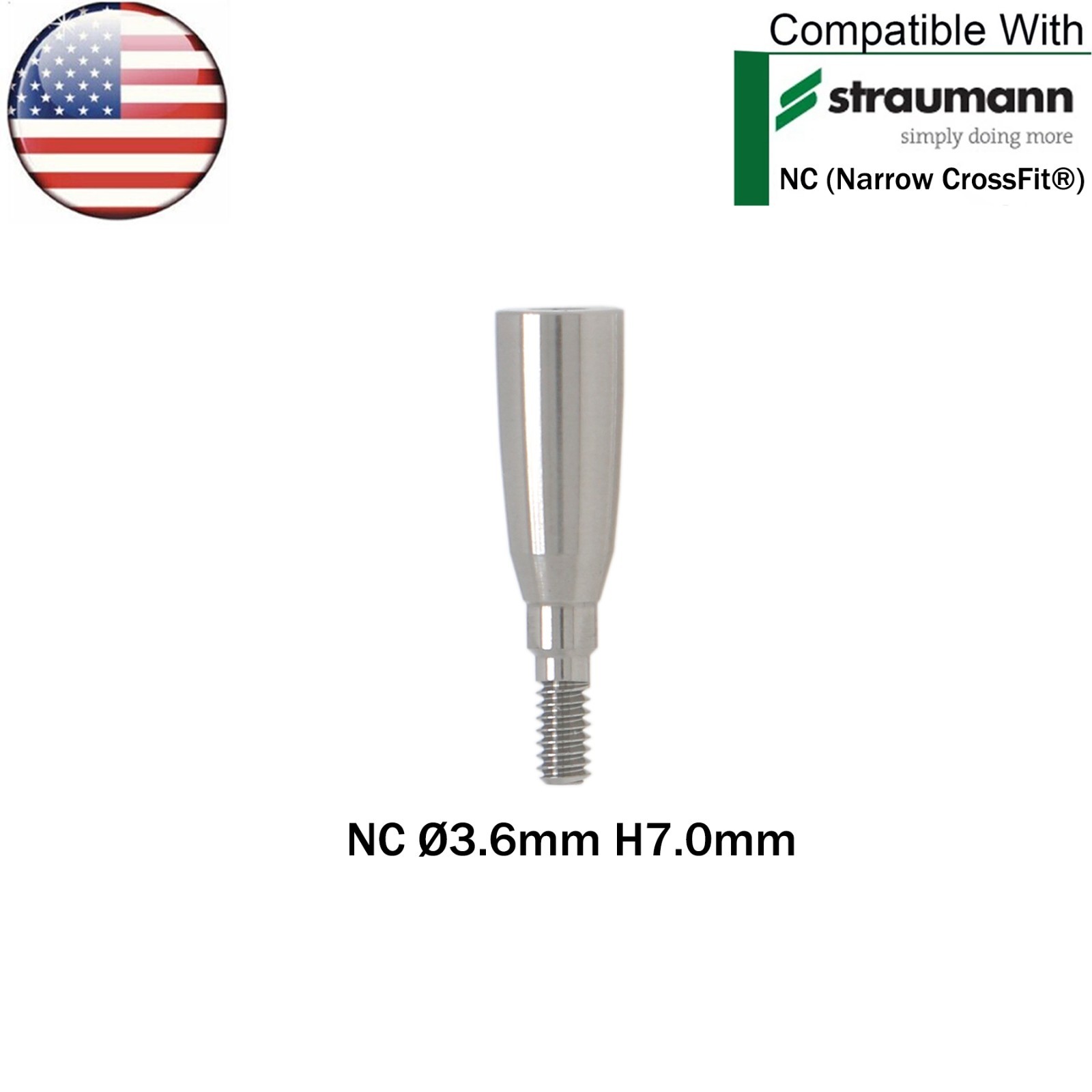 US Straumann Dental NC Healing Abutment Healing Closure Cover Cap Fit ITI BL/BLT