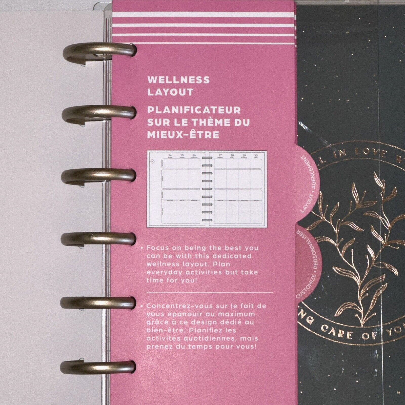 Happy Planner Classic 18-Month Heal From Within July 23 – Dec 24 Wellness Layout