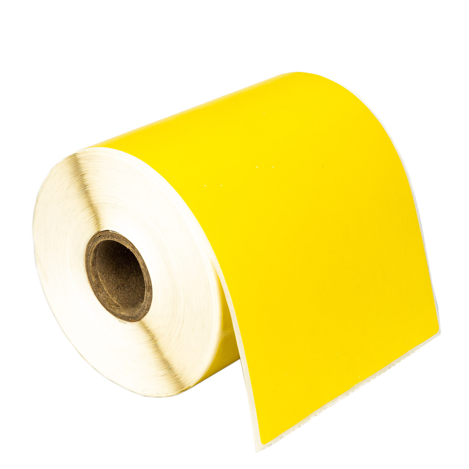 ZEBRA 4×6 COLOR (4″ x 6″) YELLOW Direct Thermal Labels – 1″ Core – (9) Rolls/250