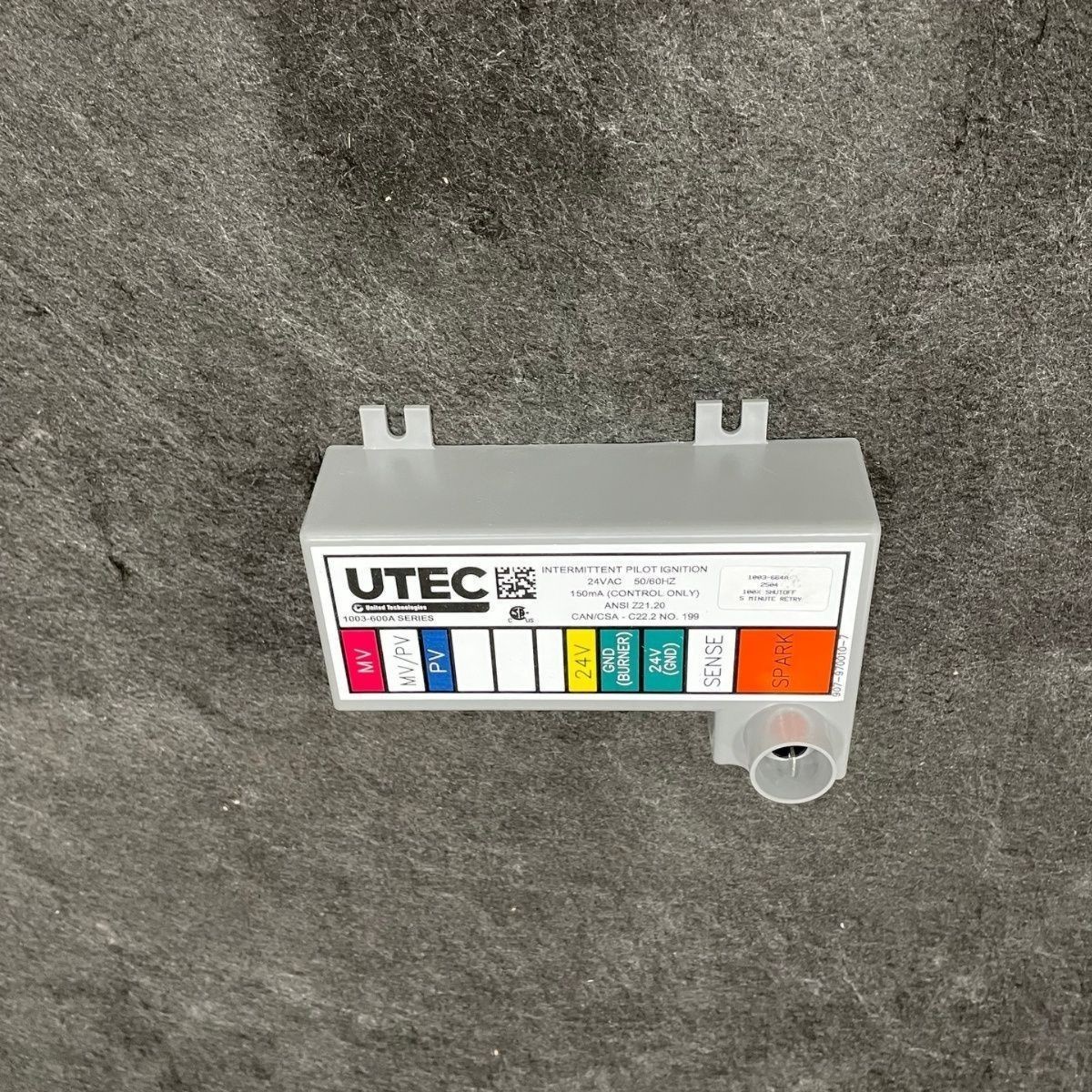 UTEC Intermittent Pilot Ignition Control Only 24Vac 50/60Hz 1003-600A Series
