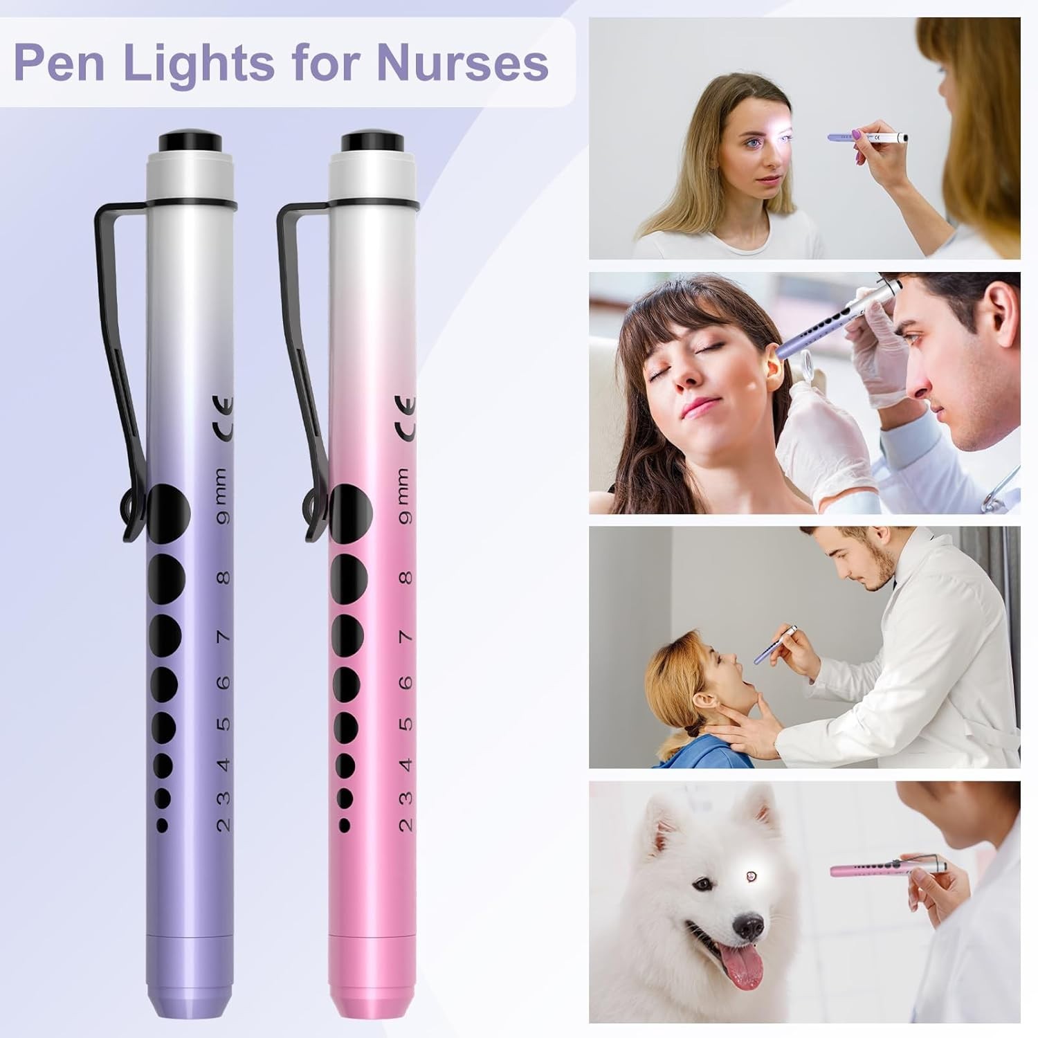 Essential 2-Pack Pen Lights for Medical Professionals – Gradient Finish
