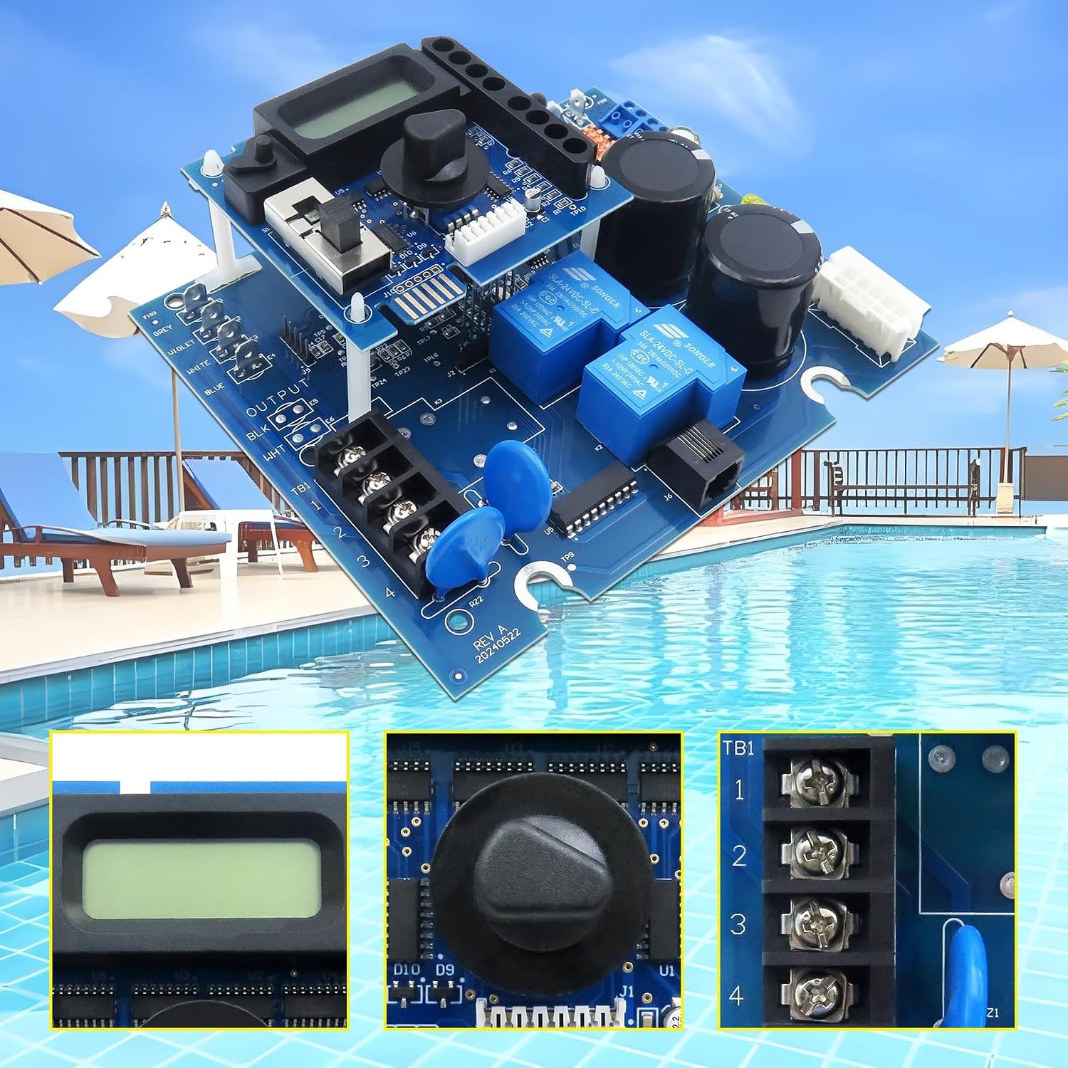 GLX-PCB-RITE Main Circuit Board &GLX-PCB-DSP Display Board Compatible with Haywa