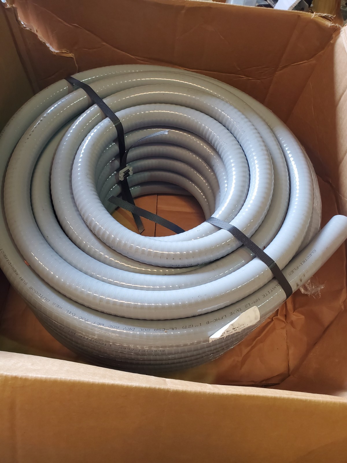 1″ Flexible Liquid Tight Non-Metallic Electrical Conduit 100′ UL List Liquatite