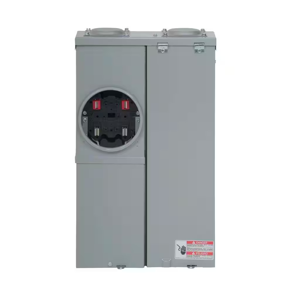 100 Amp 12-Spaces 24-Circuits Surface Mount Title 24 Compliant BR Type Meter Bre