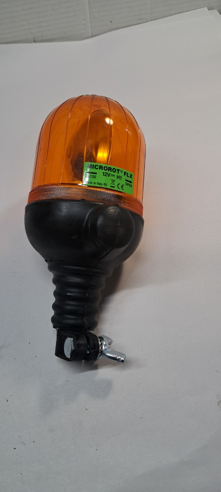Genuine John Deere Rotating Amber Beacon EPMRTFLX NOS 12V IP54 Microrot FLX
