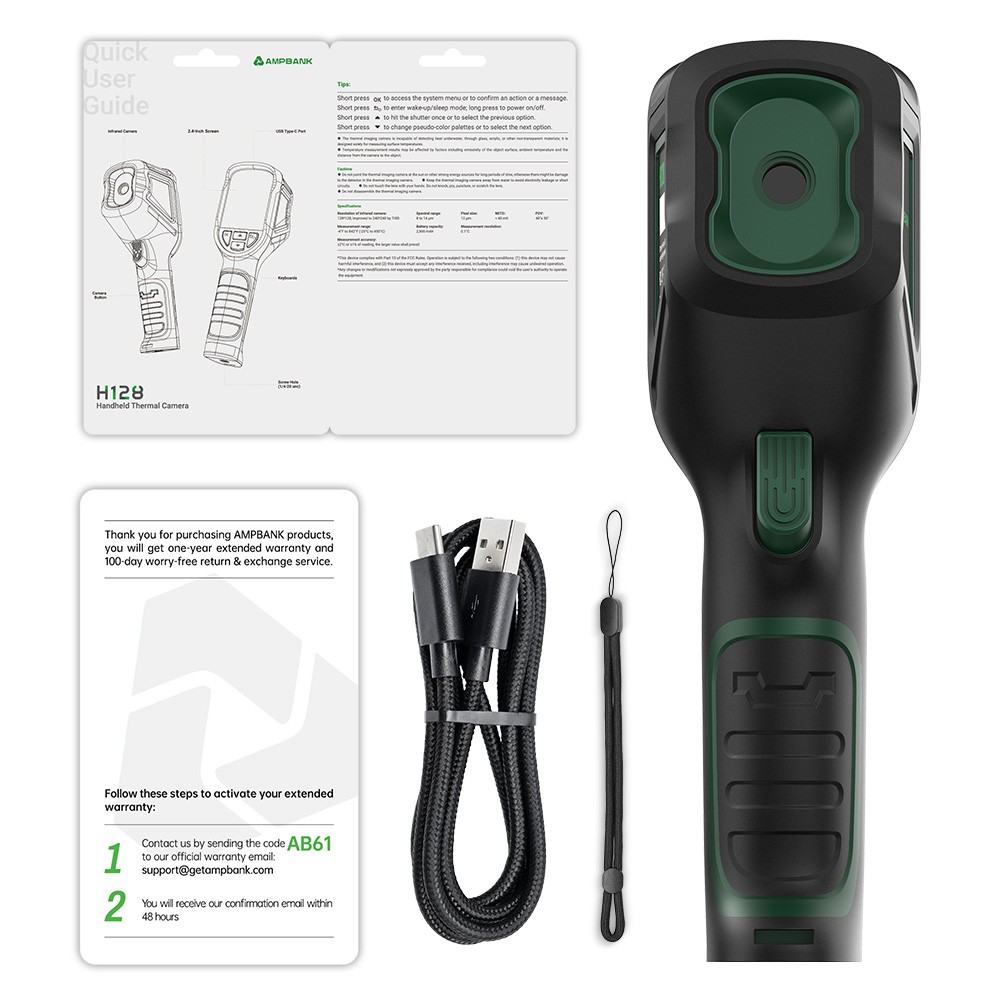 AMPBANK H128 Thermal Imaging Camera 128*128 IR Resolution