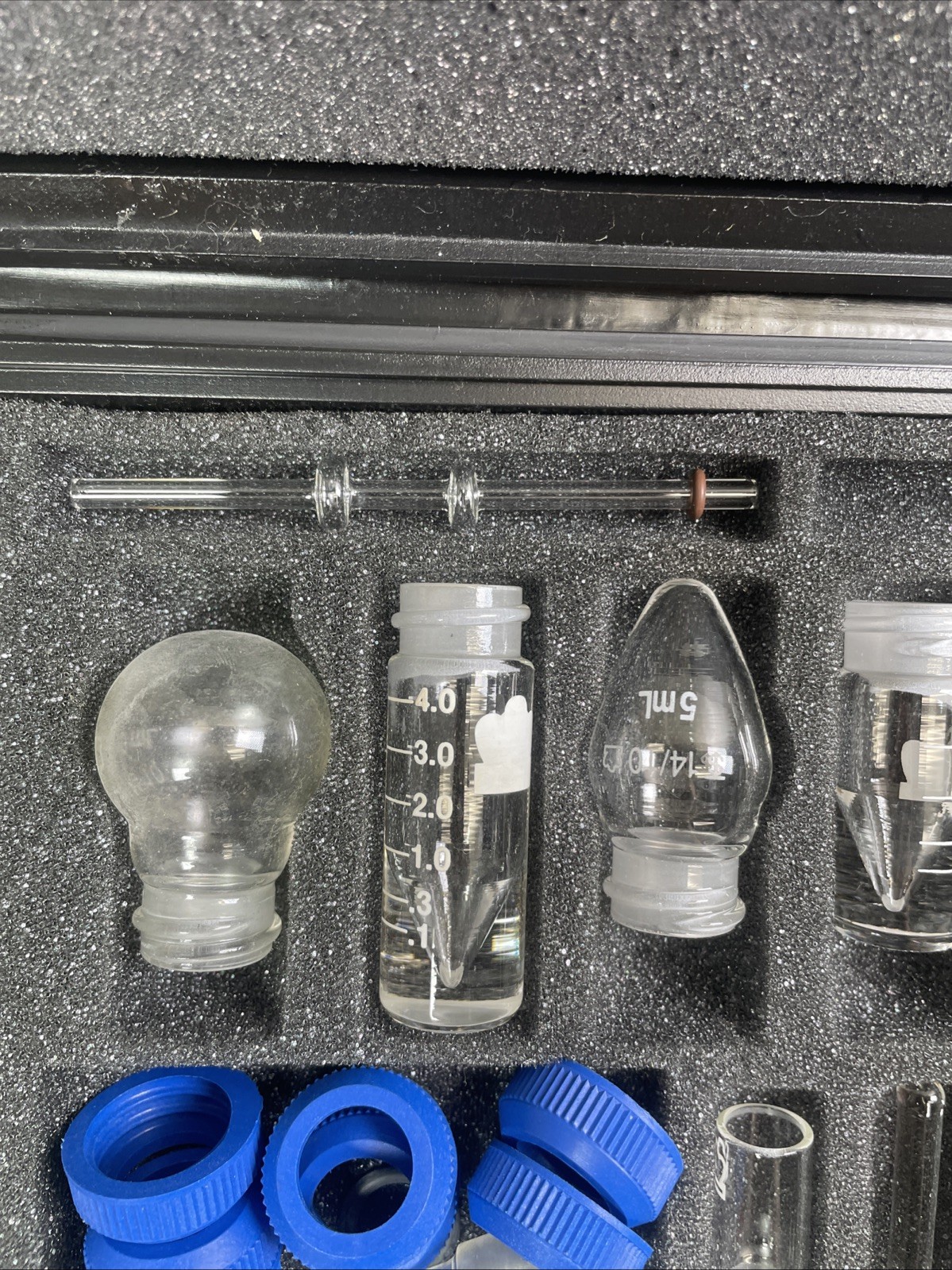 USED Kontes Microflex Williamson K-746000-0000 Chemistry Kit 18pc Glass + More 5