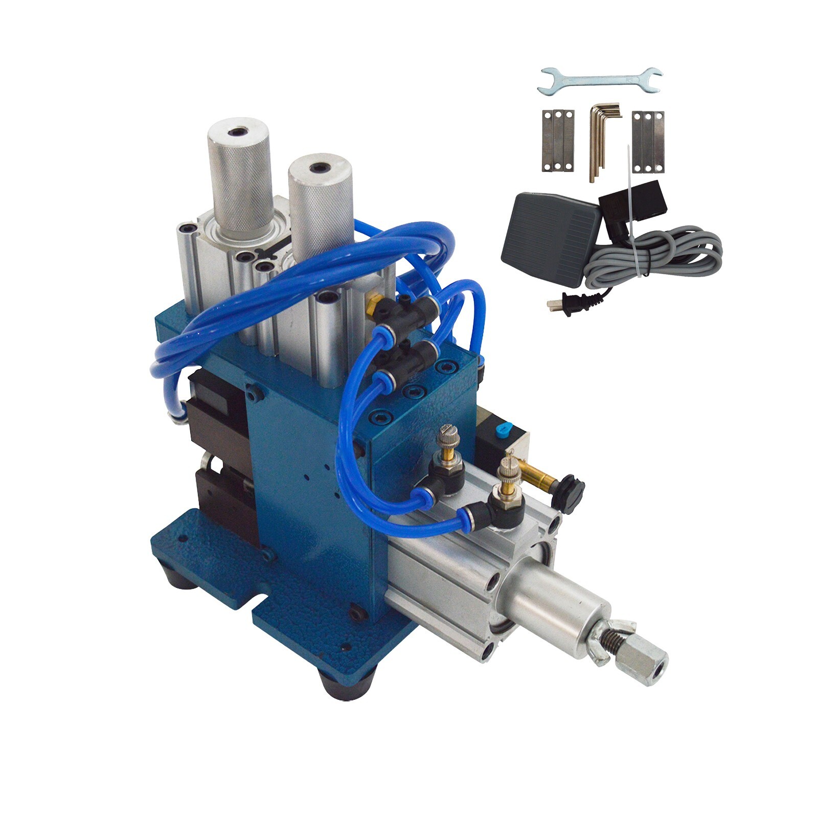 0.04″-0.98″ Auto Cable Wire Stripping Machine 110V 670W 0.3MPa-0.7MPa
