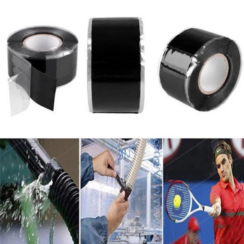 Waterproof Pipe Repair Tape Seal Stop Water Leak Burst Plumber Amalgamating