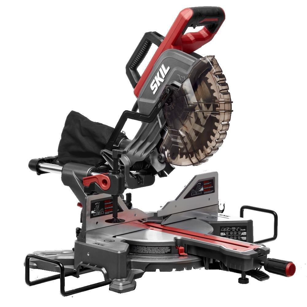 Skil Dual Bevel Sliding Miter Saw 10In 15 Amp 4800 Rpm