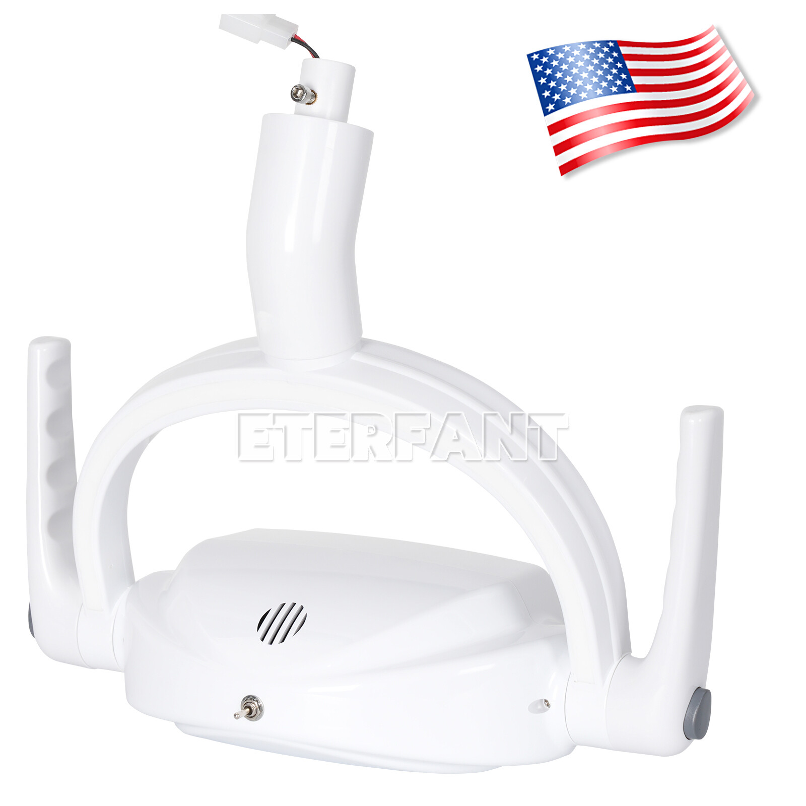 Portable Dental Folding Chair+Exam LED Light/6 LED Shadowless Oral Lamp Light