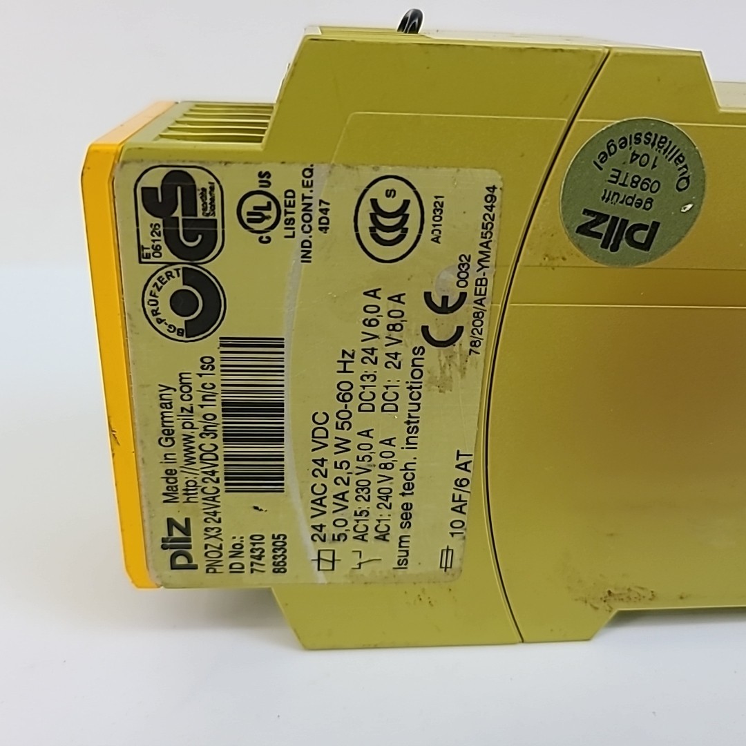 PILZ PNOZ X3 24VAC 24VDC Safety Relay 774310