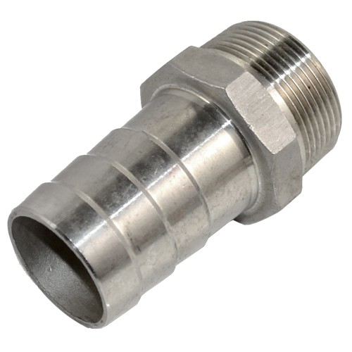 1″ MALE NPT Thread Pipe Fitting to 1″ Barb Hose Tail End Connector Stainless 304