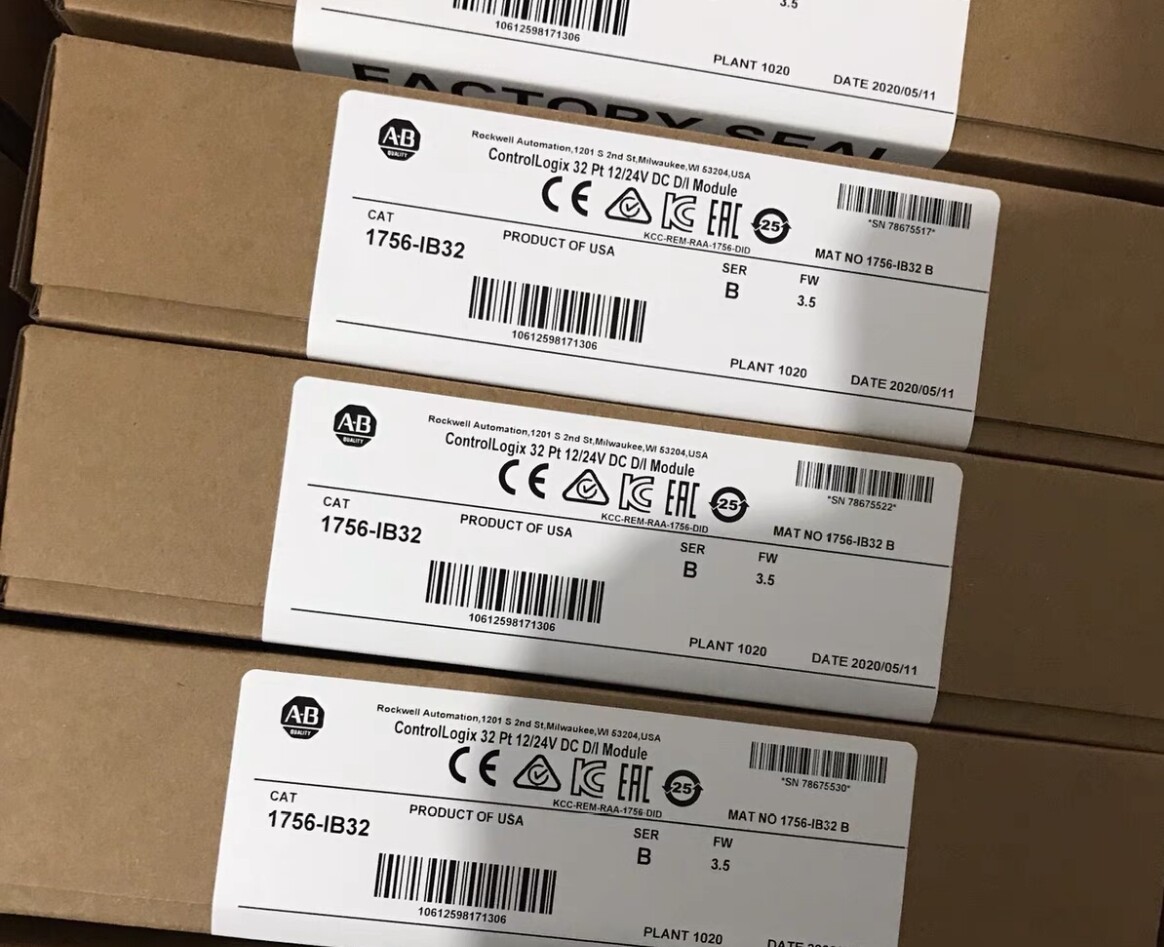 AB 1756-IB32 SER A ControlLogix 32 Pt 12/24V Module 1756IB32