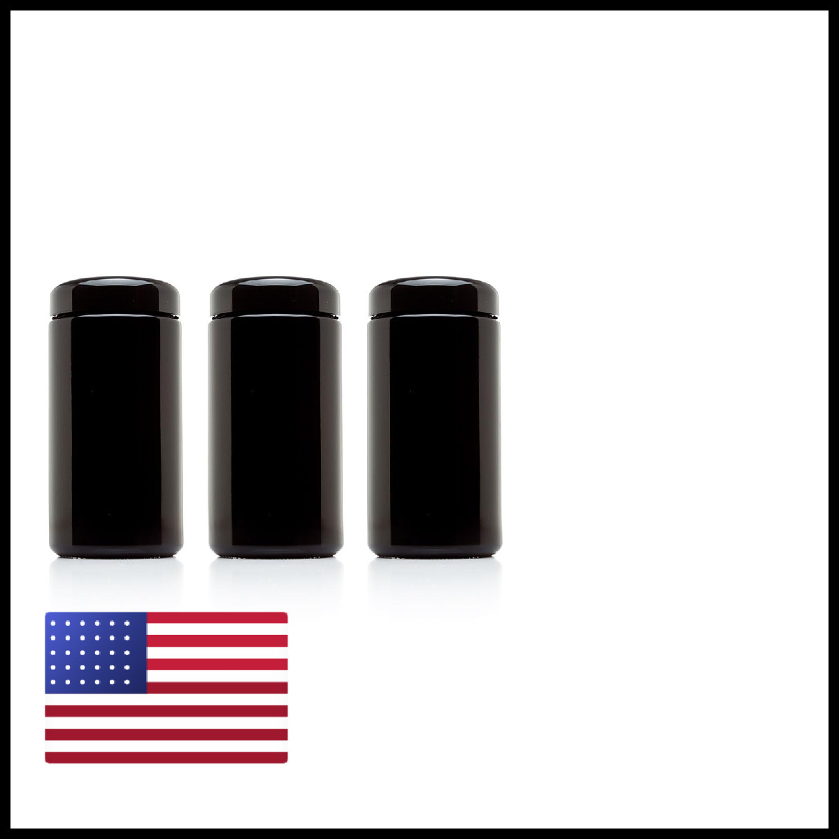 Infinity Jars 1 L 34 Fl Oz Pack 3 Premium Airtight Ultraviolet Glass Jar Smell