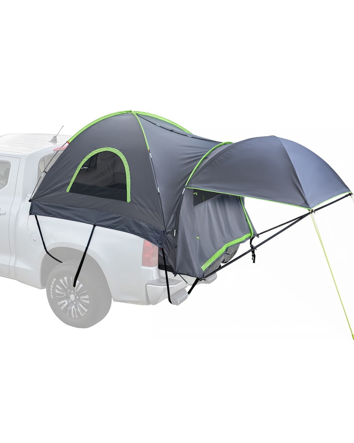 Pickup Truck Tent, Fits 5.0-5.2 ft Truck Tents for Camping, Waterproof PU2000 mm