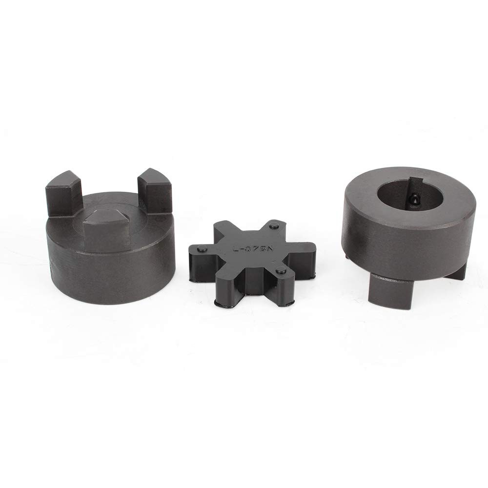 1/2″ to 7/8″ L075 Flexible 3Piece LJaw Coupling Set & BunaN NBR Rubber Spider