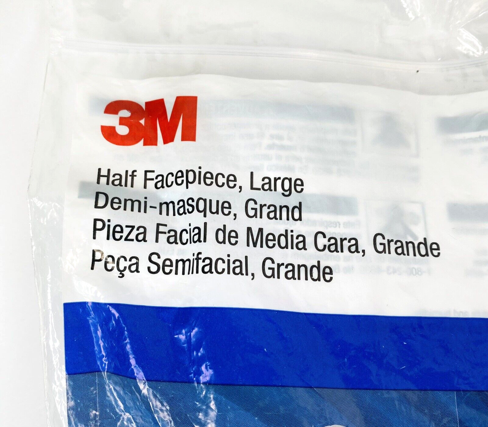 Genuine 3M 6300 Half Face Large Respirator 07026 Facepiece NO Filters