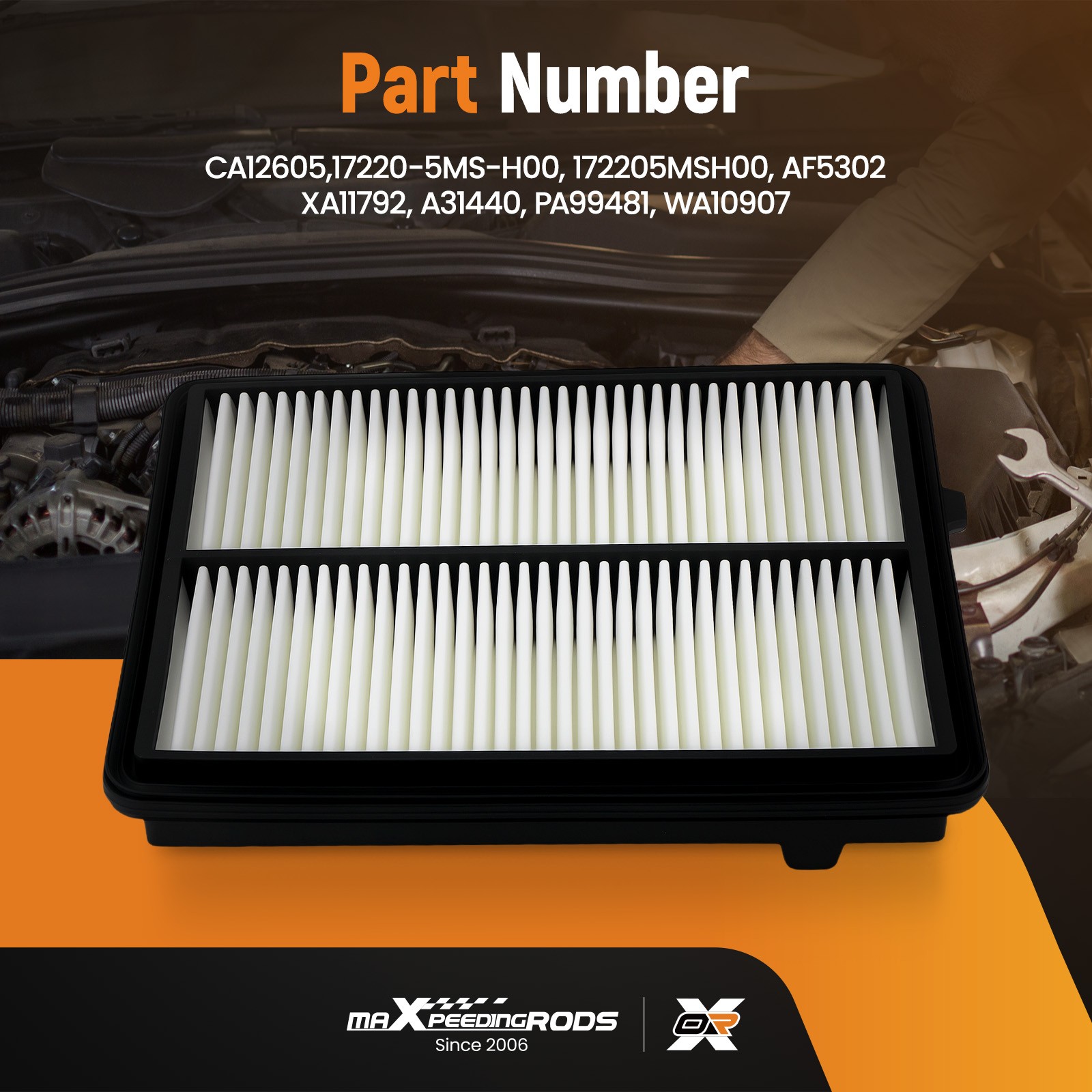 Engine Air Filter for Acura RDX 2.0L 2019-2025 XA11792 A31440 WA10907 CA12605
