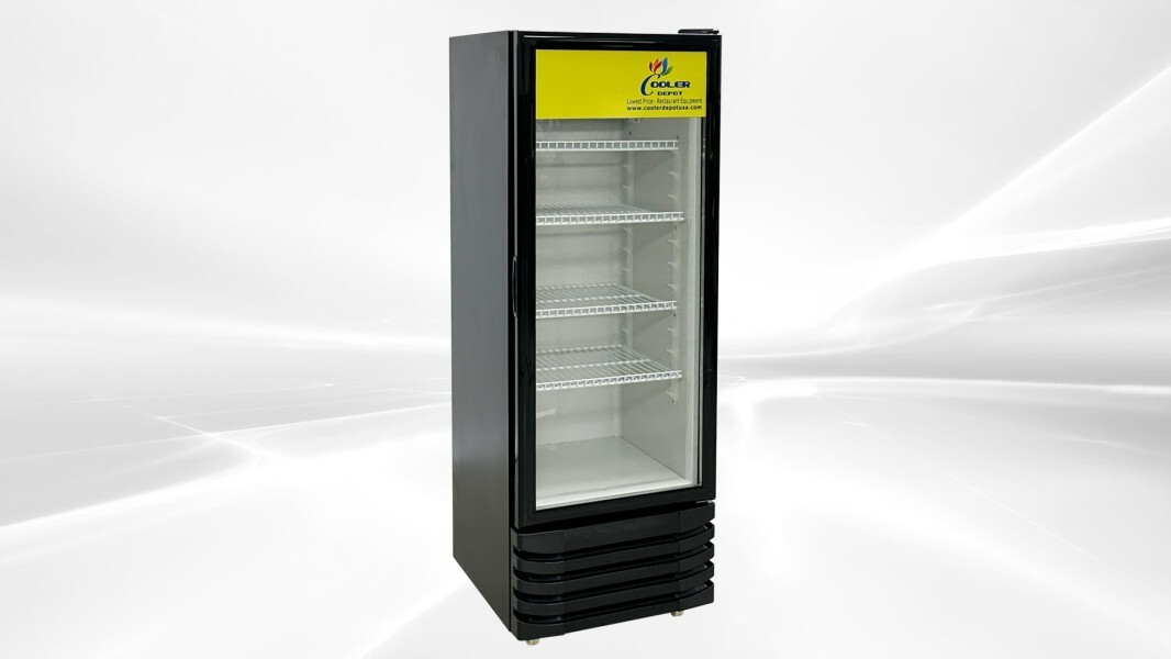 NEW Glass Door Merchandiser Refrigerator Cooler Beverage NSF 19″ x 20″ x 57″